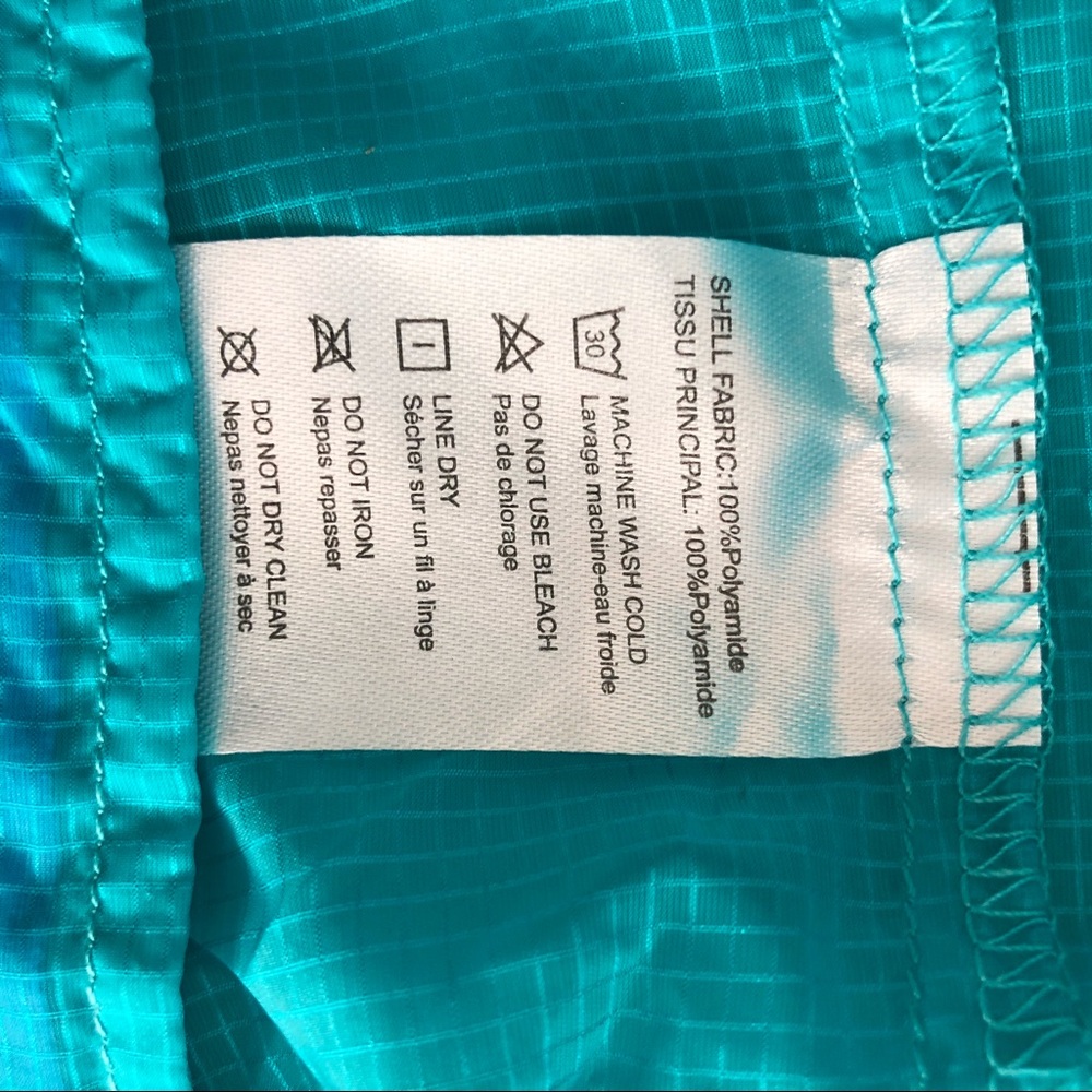 Somewhere Packable Blue Waterproof Jacket Size S - image 6